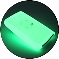 Funda de silicona de Finest-Folia- para llaves de coche con 4 botones fluorescente